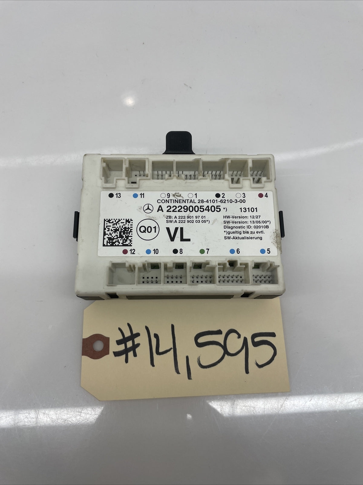 Door Control Unit Front Left Mercedes S-Class W222 A2229005405 A2229020305