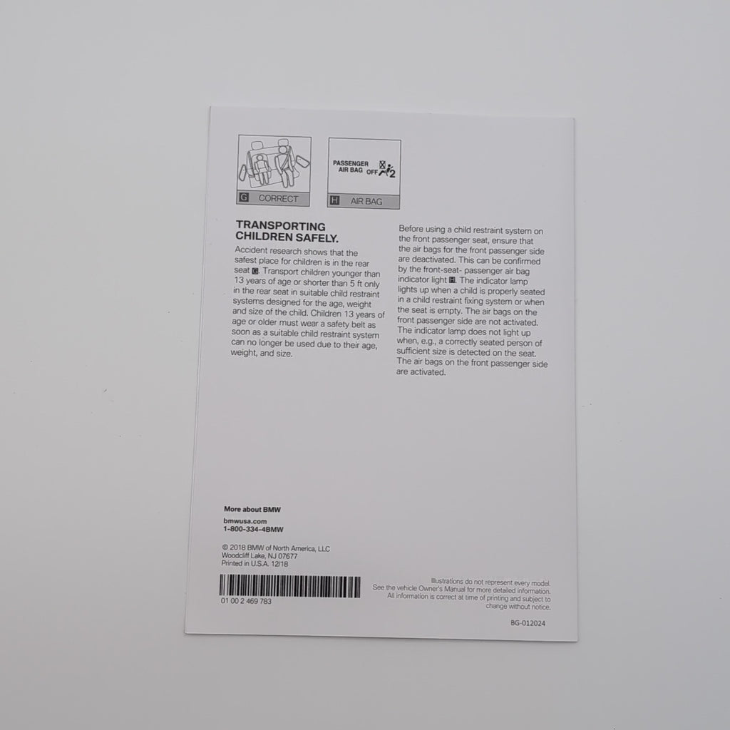 2024 BMW X1 Owner's Manual Handbook Set Kit with Case OEM 5A9C651