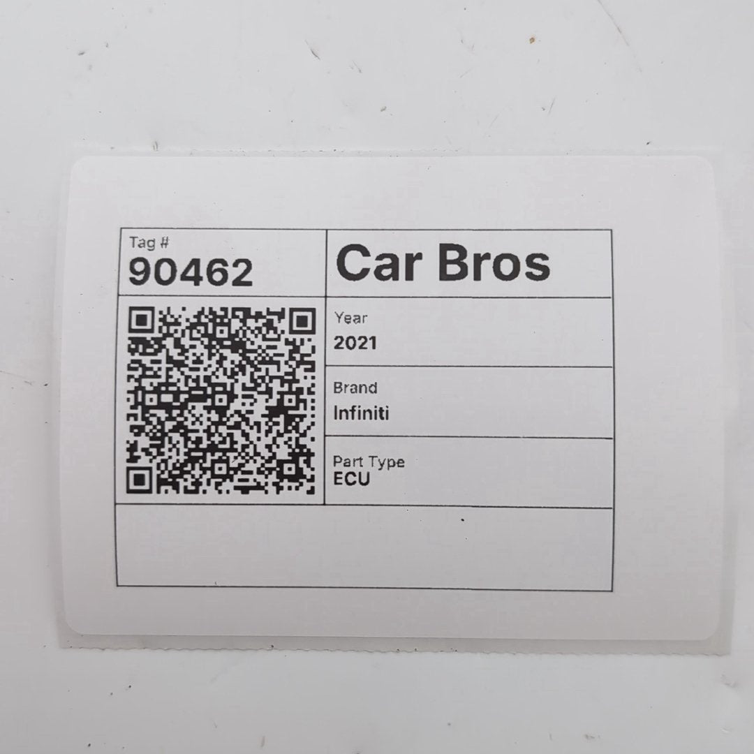 2021 2022 Infiniti QX50 Engine Computer Control Module NEC045-038