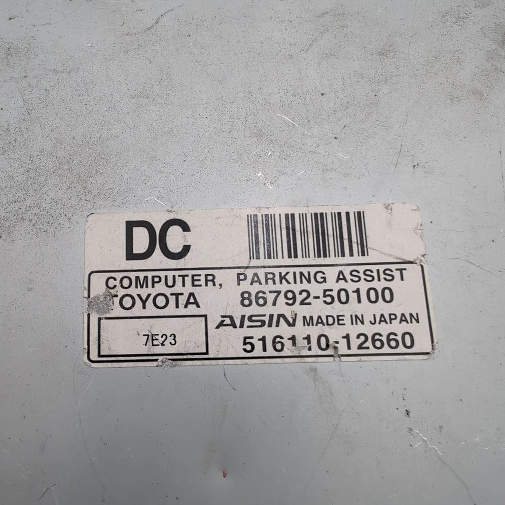 2007 2008 2009 Lexus LS460 PDC Parking Assist Control Module 86792-50100