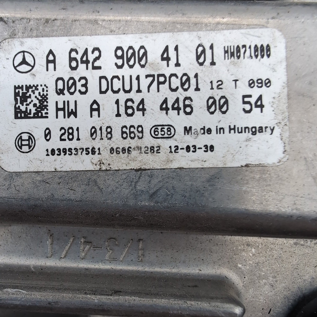 2007 - 13 Mercedes R350 GL350 ML350 Diesel Exhaust Gas Aftertreatment Control Unit