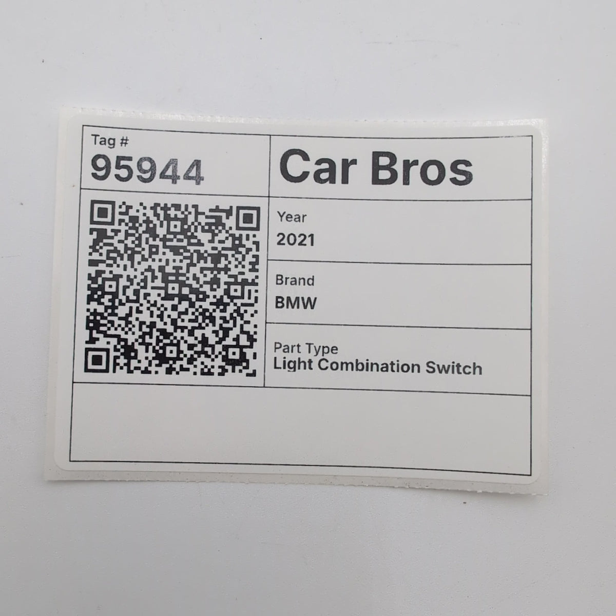 2017 - 2021 BMW i3 i3s I01 Headlight Light Control Switch Panel Knob 5A25454
