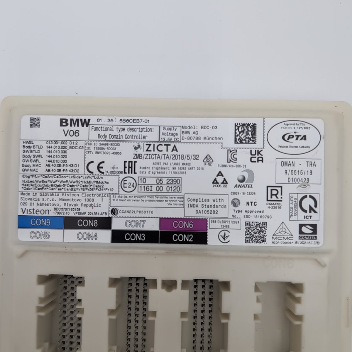2021- 2025 BMW 430i 330i 230i M3 M4 BDC V06 Body Domain Control Module 5B6CEB7