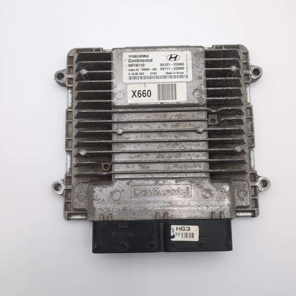 2010 2011 2012 2013 Hyundai Sonata Engine Control Module ECM ECU 39111-2G660