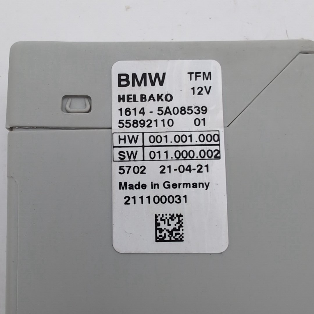 2019 - 2023 BMW G20 G30 X3 X5 Pressurized Fuel Tank Control Module 5A08539