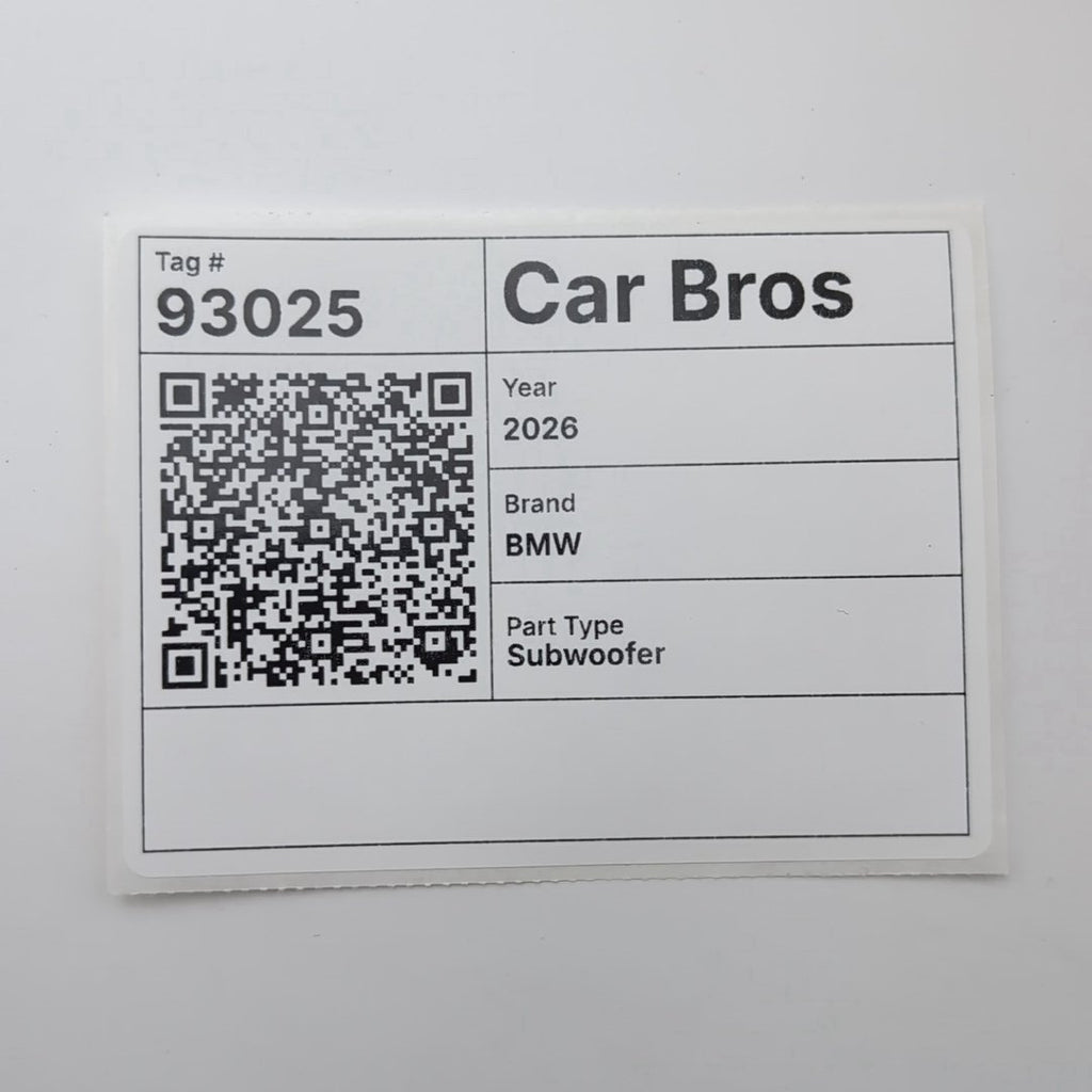 2019 - 2026 BMW 330i G20 G80 G23 G82 Right Subwoofer Speaker 2622862
