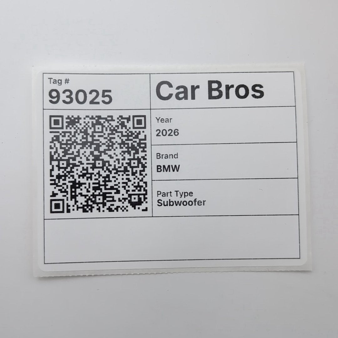 2019 - 2026 BMW 330i G20 G80 G23 G82 Right Subwoofer Speaker 2622862