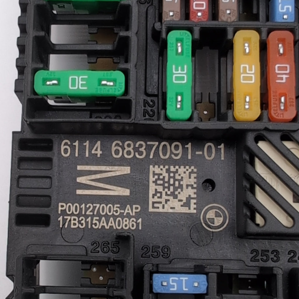 2017 2018 2019 BMW 740i 750i 530e 530i G12 G30 Rear Power Distribution Fuse Box
