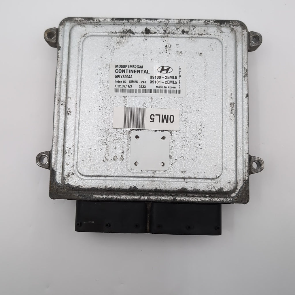 2014 2015 2016 Hyundai Elantra 1.8L Engine Computer Control Module 39100-2EML5