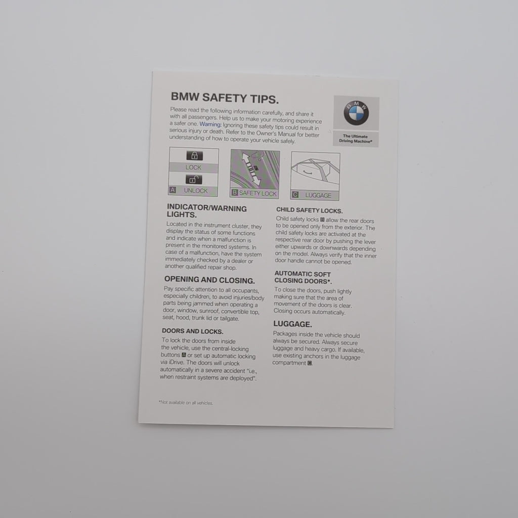 2024 BMW X1 Owner's Manual Handbook Set Kit with Case OEM 5B37908