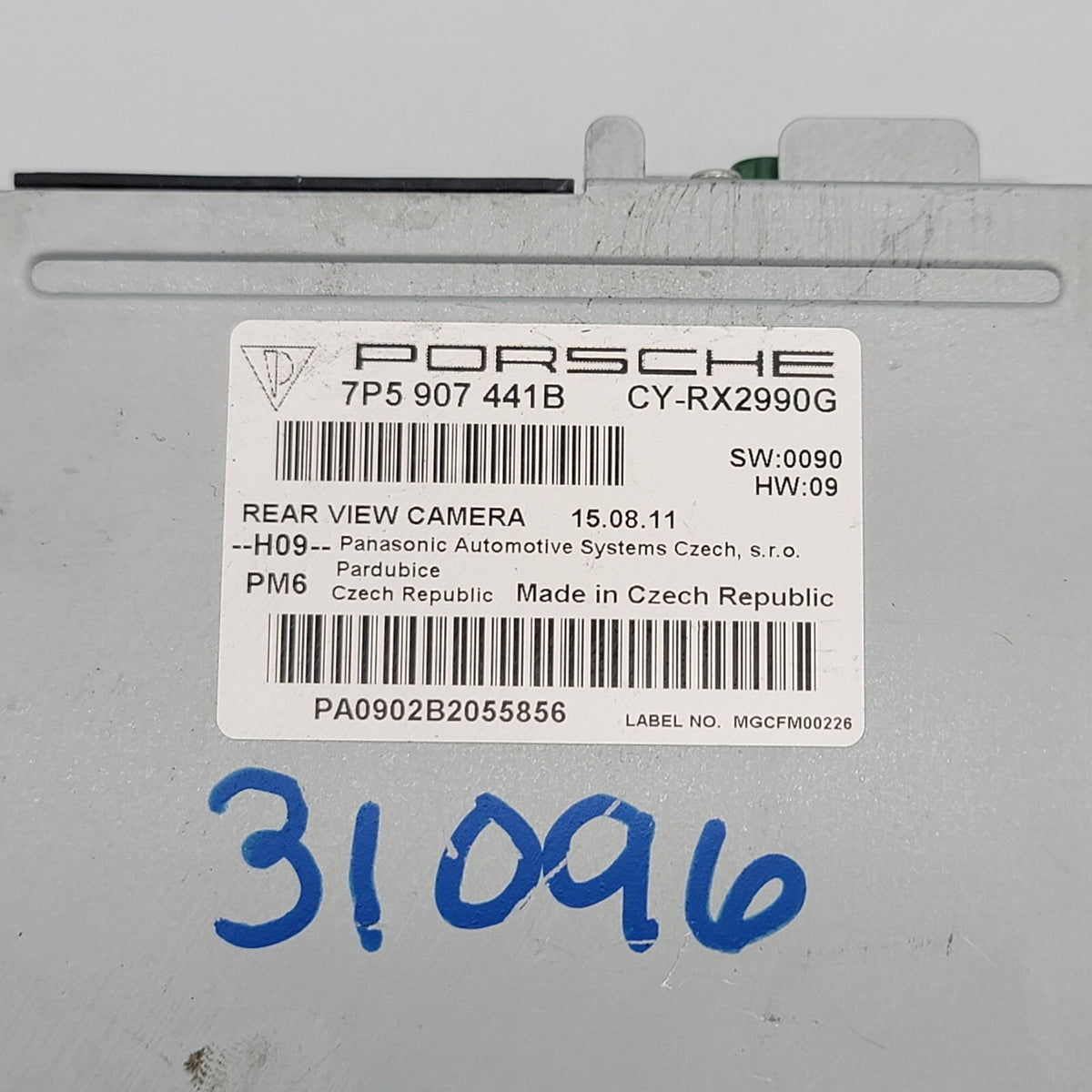 2011- 2016 Porsche Cayenne Driver Assist Rear View Camera Module