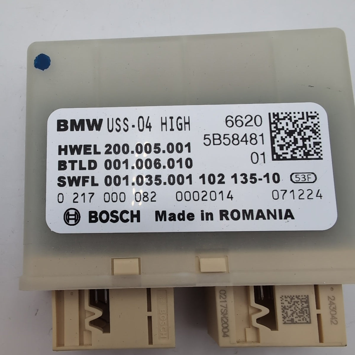 2019 - 2025 BMW i4 430i G26 X4 USS Ultrasonic Sensor Control Module 5B58481
