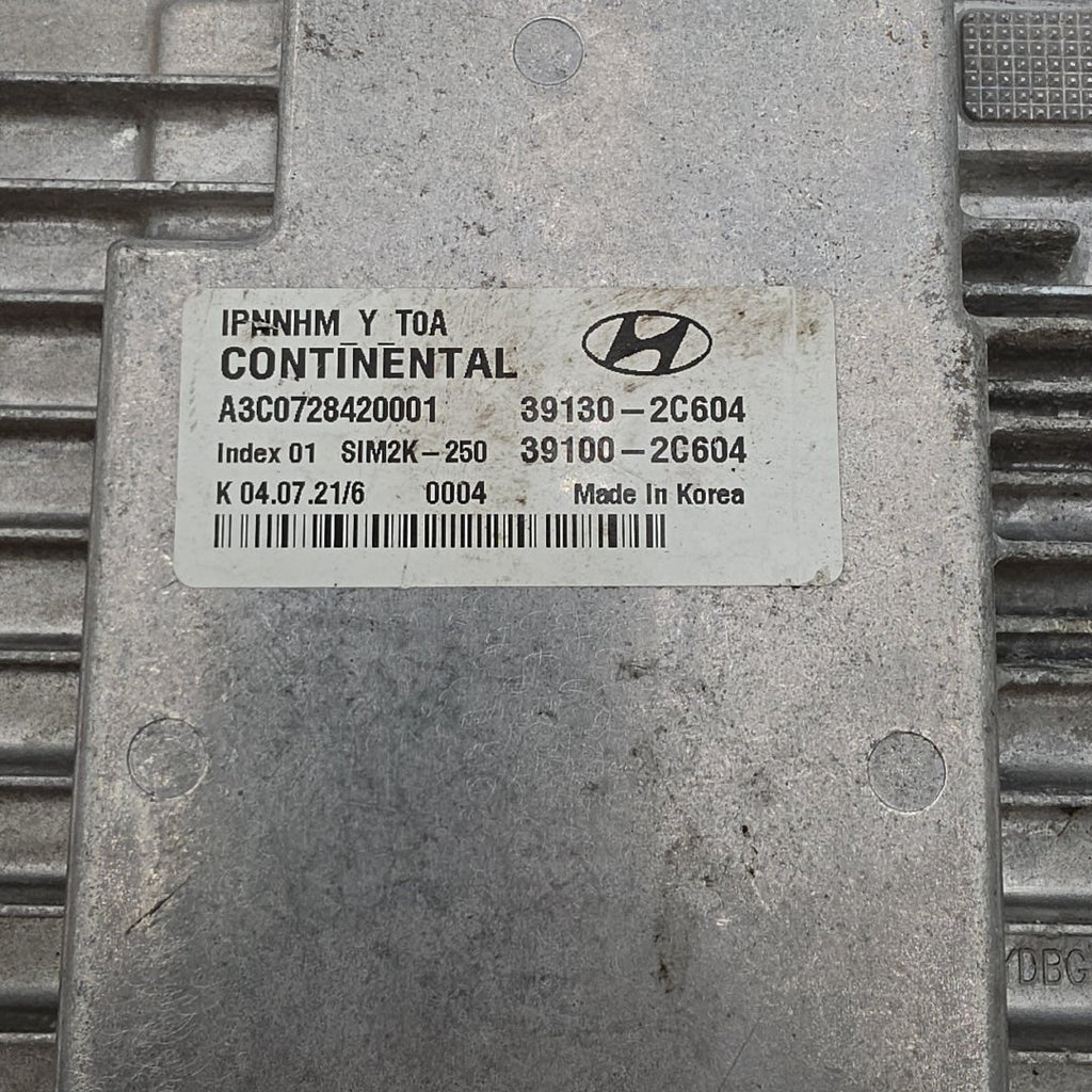 2022 2023 Hyundai Genesis G70 2.0 Engine Computer Control Module ECU 39130-2C604