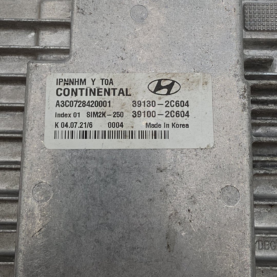 2022 2023 Hyundai Genesis G70 2.0 Engine Computer Control Module ECU 39130-2C604