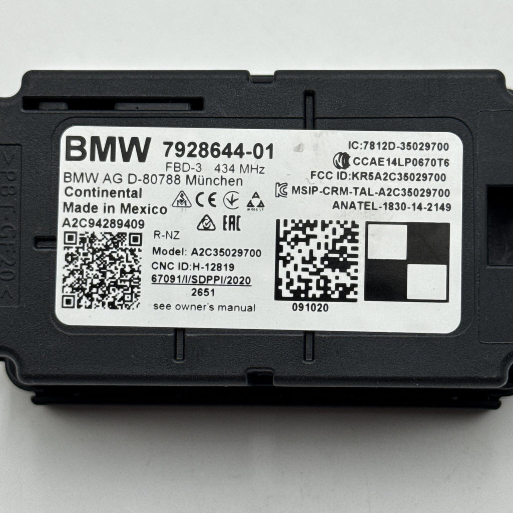 2017 - 2021 BMW X1 X2 i3 i3s MINI Radio Remote Receiver Control Module 7928644