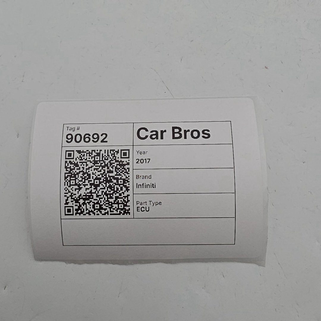 2017 Infiniti QX60 3.5L AWD Engine Computer Control Module ECU NEC030-025