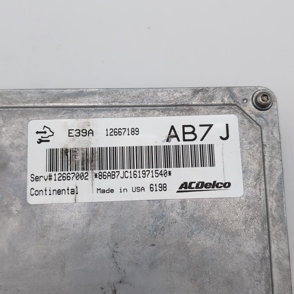 2017 GMC Terrain 2.4L AWD Engine Computer Control Module ECU E39A 12667189