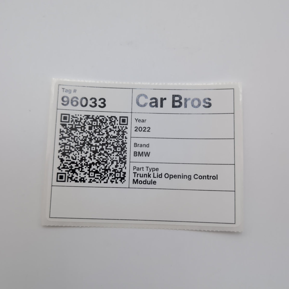 2021 - 2026 BMW G20 G26 G30 M3 X3 X6 X6M Rear Liftgate Trunk Lid Control Module