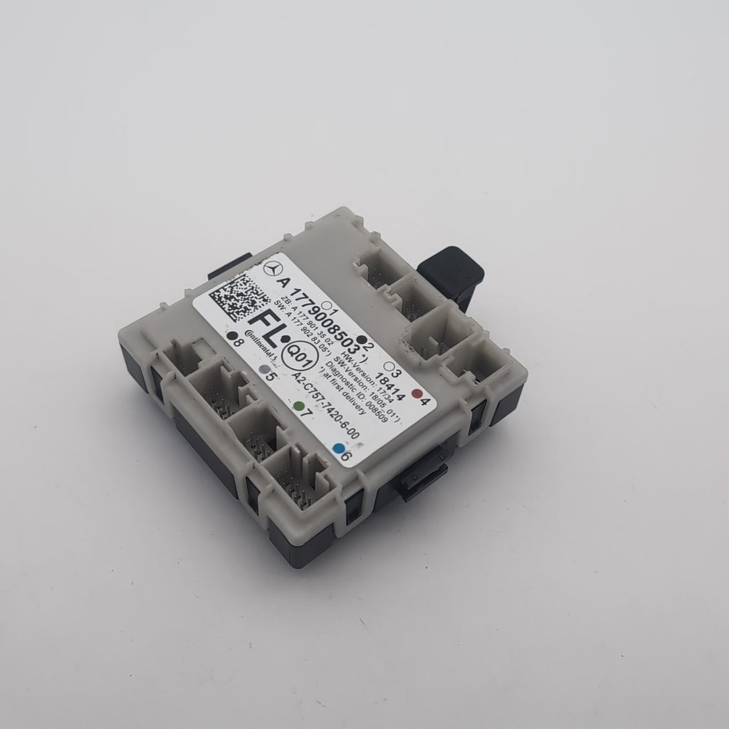 2020- 2024 MERCEDES A CLA GLA GLB Front Left Door Control Unit OEM A1779008503