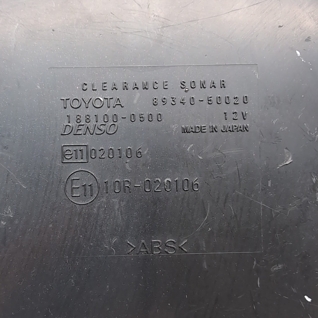 2004 2005 2006 Lexus LS430 Parking Assist Clearance Sonar Module 89340-50020