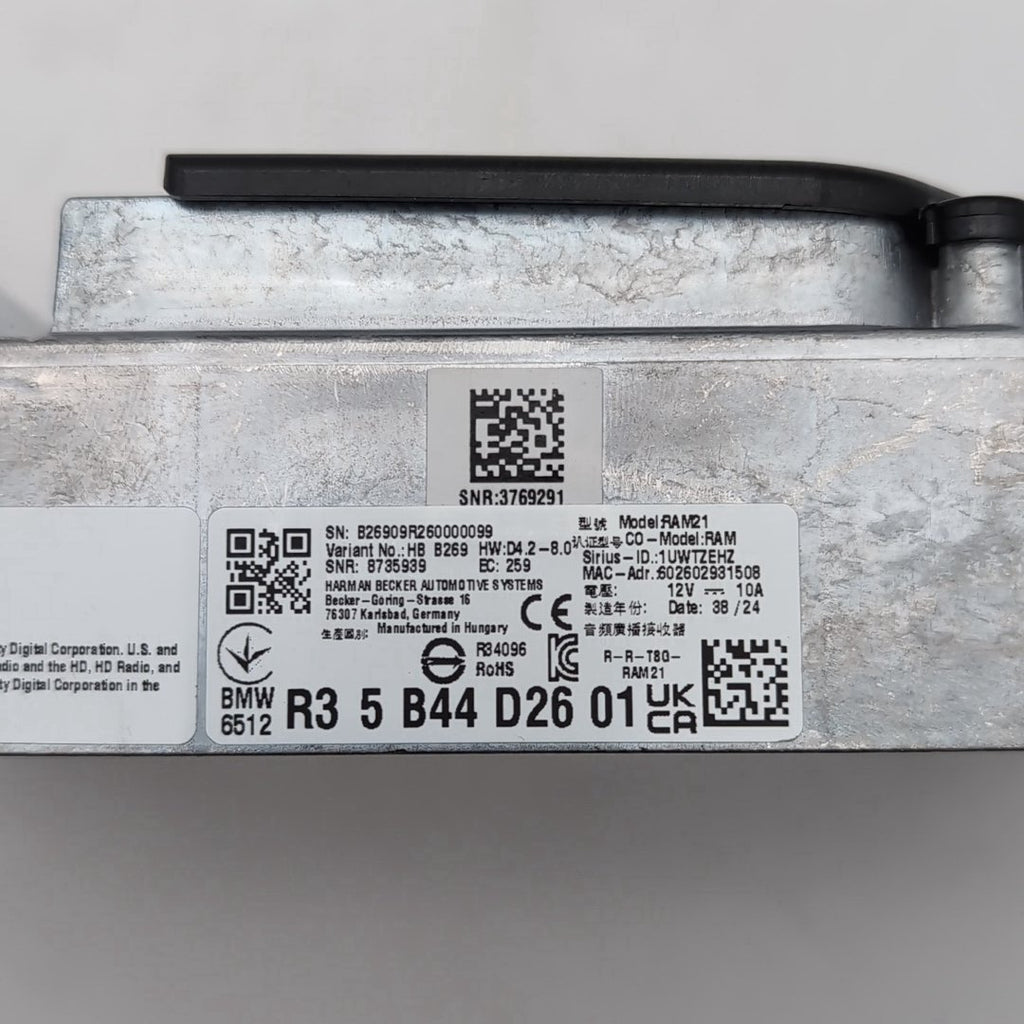 2024 2025 BMW X1 X2 Harman Becker Radio Audio Receiver Control Module 5B44D26