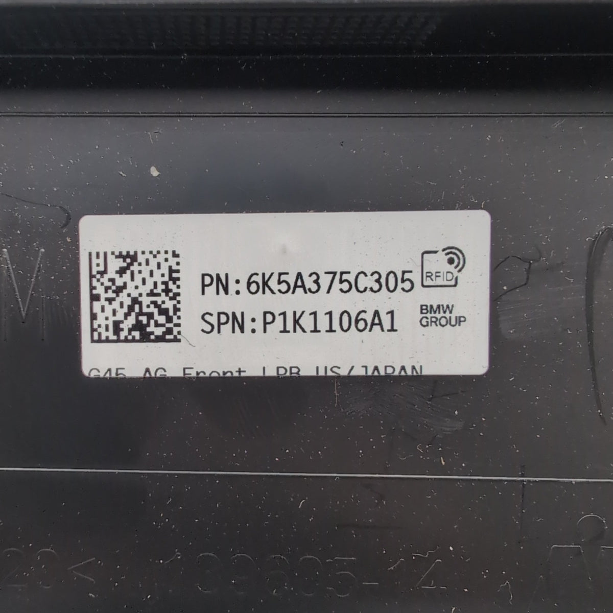 2025 2026 BMW X3 G45 Front License Plate Bracket 5A375C3