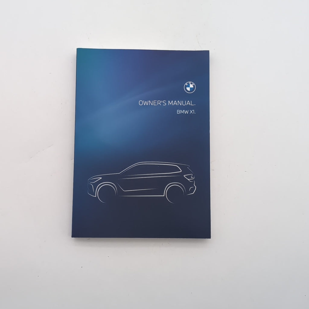 2024 BMW X1 Owner's Manual Handbook Set Kit with Case OEM 5B37908