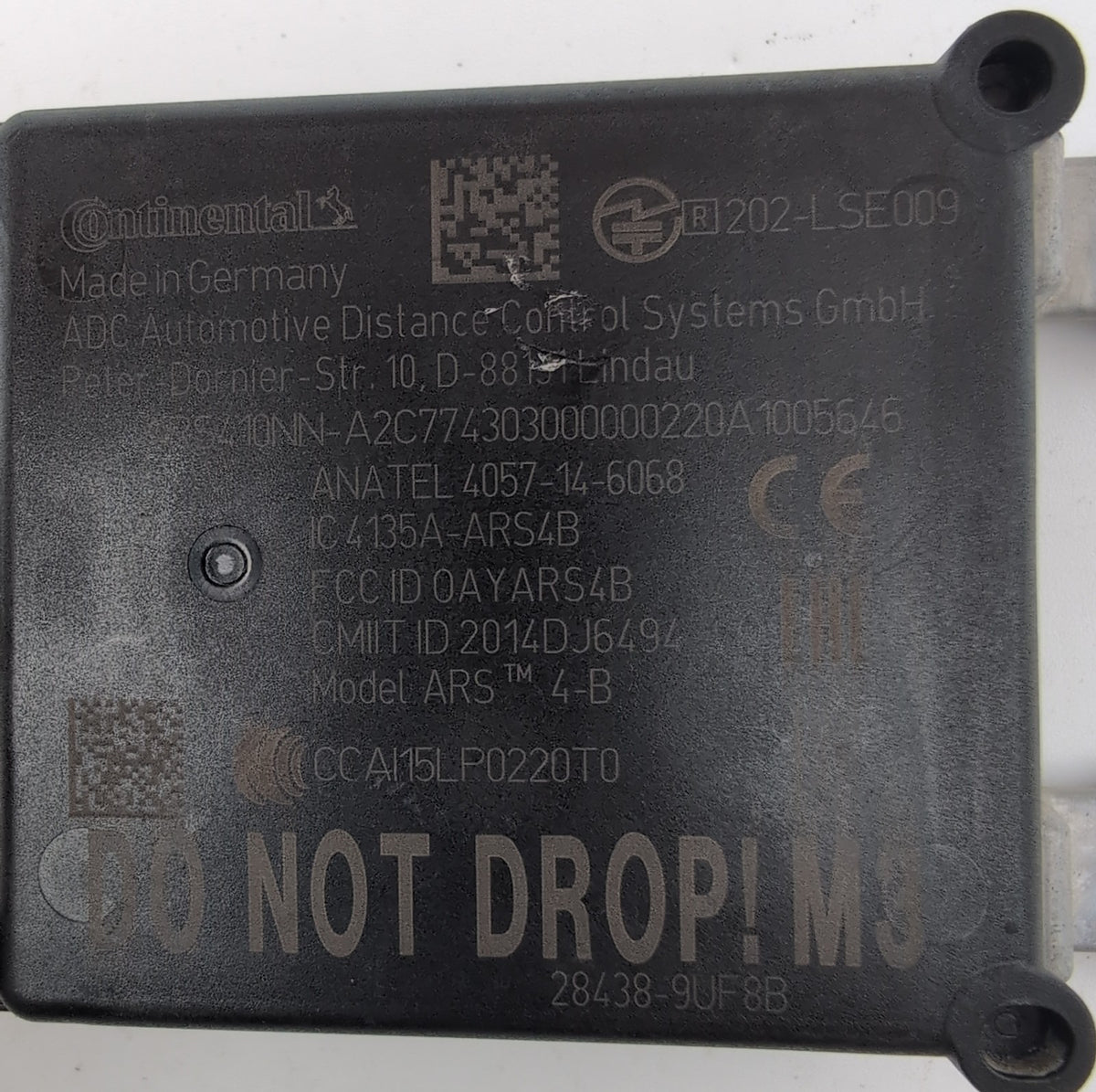 2019 - 23 Nissan Cruise Control Distance Sensor Nissan Maxima Murano 284389UF8B