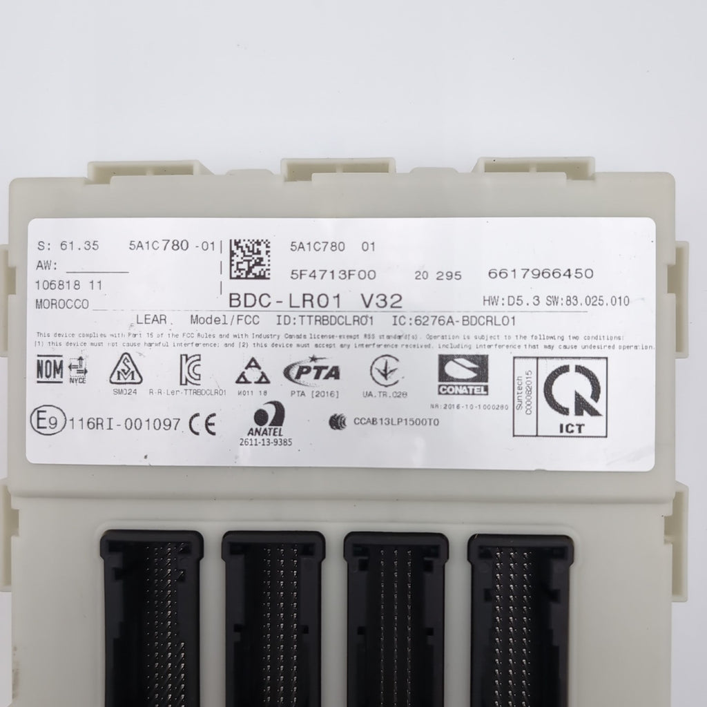 2014- 2021 BMW i3 I01 BDC V32 Body Domain Controller Module 5A1C780