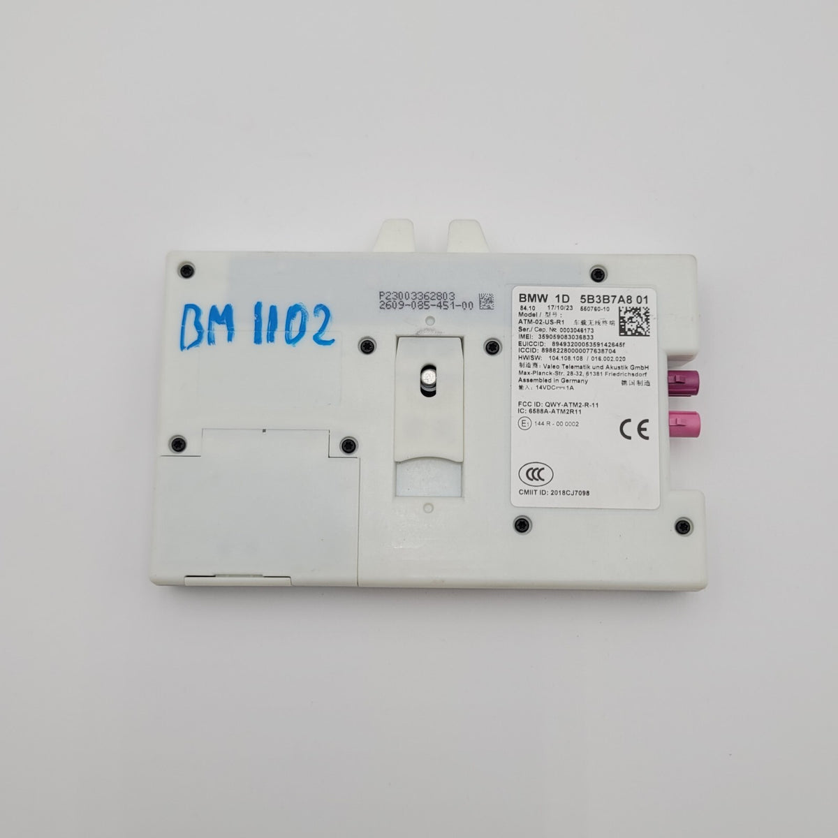 2018- 2024 BMW X3 G01 ROOF Antenna Telematic Control Module OEM 5B3B7A8