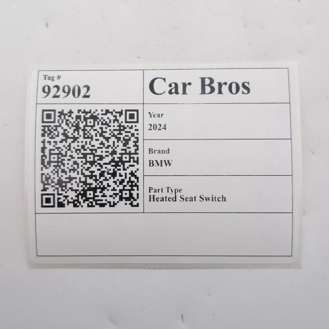 2023 2024 2025 BMW i5 530i 540i 550e G60 Rear Left Heated Seat Switch 5A4BAE0