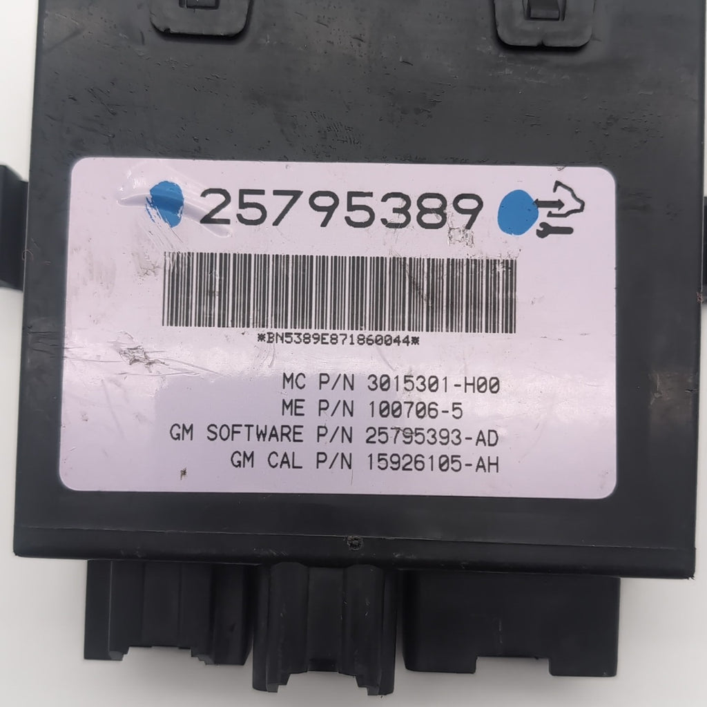 2007 2008 Acadia Enclave Escalade Liftgate Door Control Module 25795389