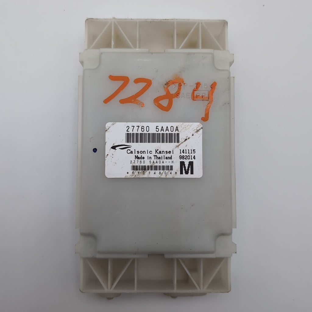 2015 2016 2017 NISSAN MURANO CLIMATE TEMPERATURE CONTROL MODULE 27760-5AA0A