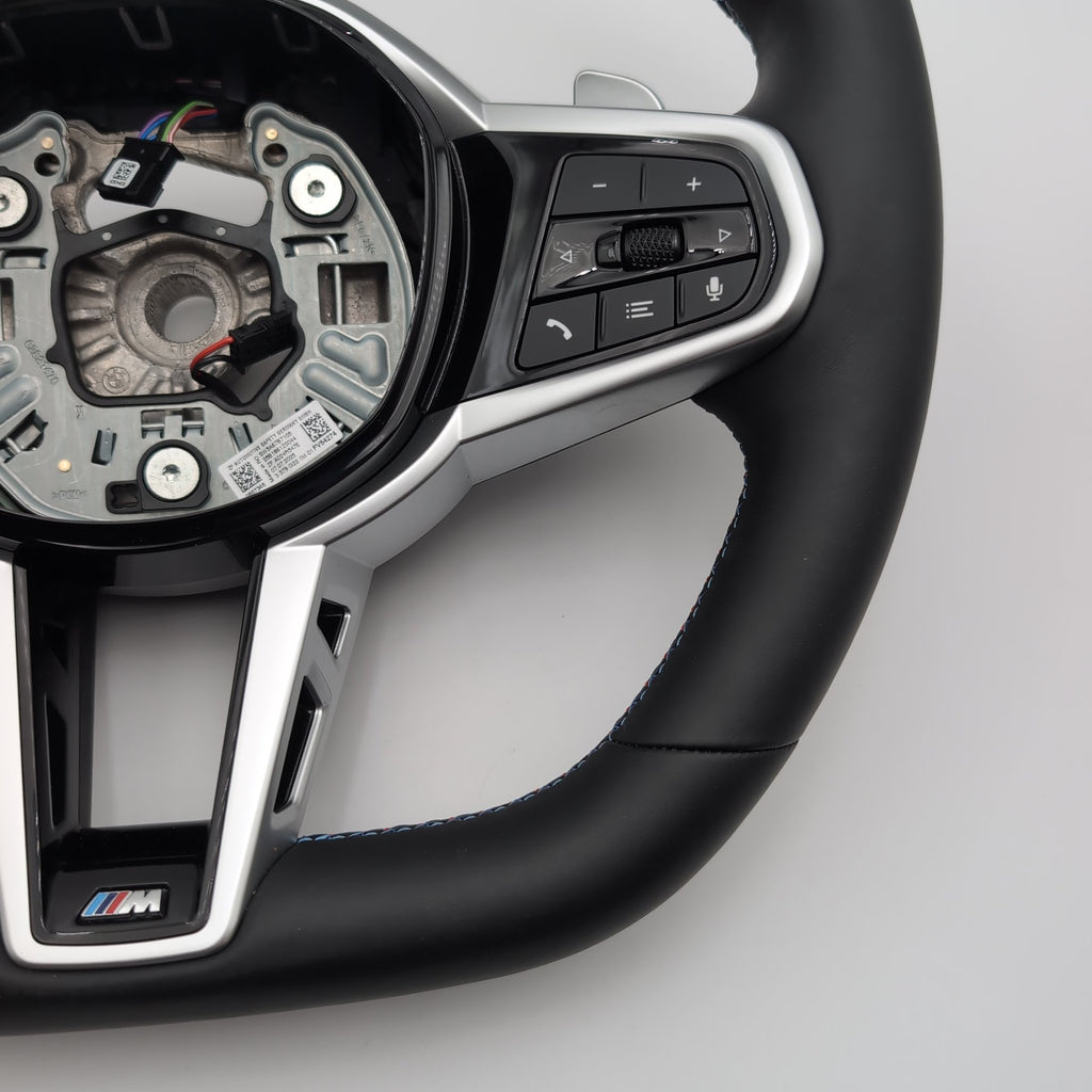 2025 2026 BMW M440i G20 G22 G26 G42 M Sport Flat Bottom Steering Wheel Leather