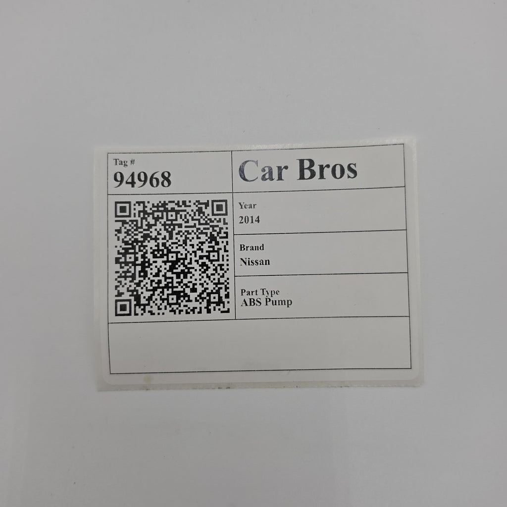 2013 2014 Nissan NV200 ABS Anti Lock Brake Pump 476603LM0A