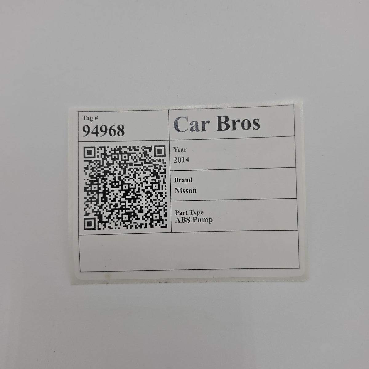 2013 2014 Nissan NV200 ABS Anti Lock Brake Pump 476603LM0A