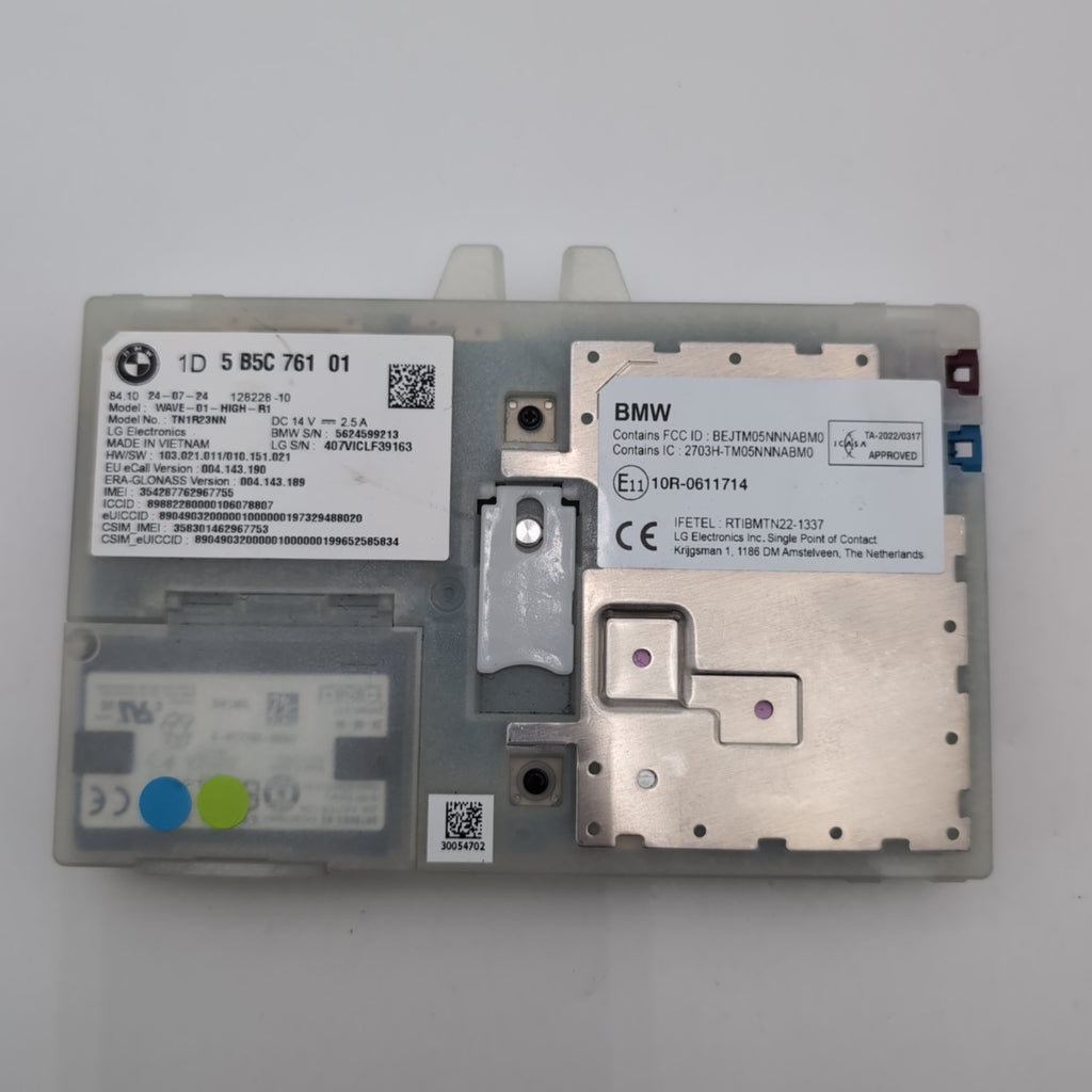 2025 BMW 330i G20 X1 U11 X3 G45 Antenna Telematics Control Module 5B5C761
