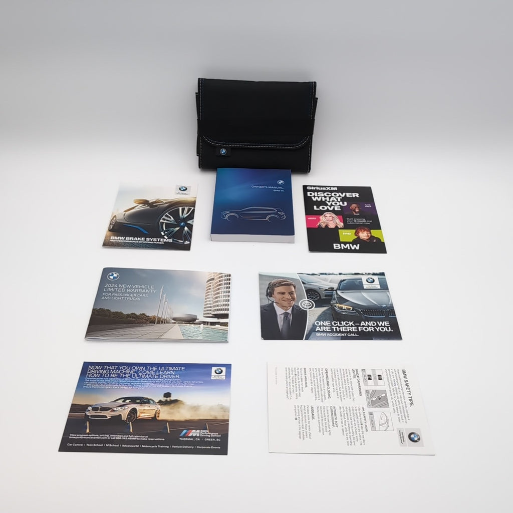 2024 BMW X1 Owner's Manual Handbook Set Kit with Case OEM 5B37908