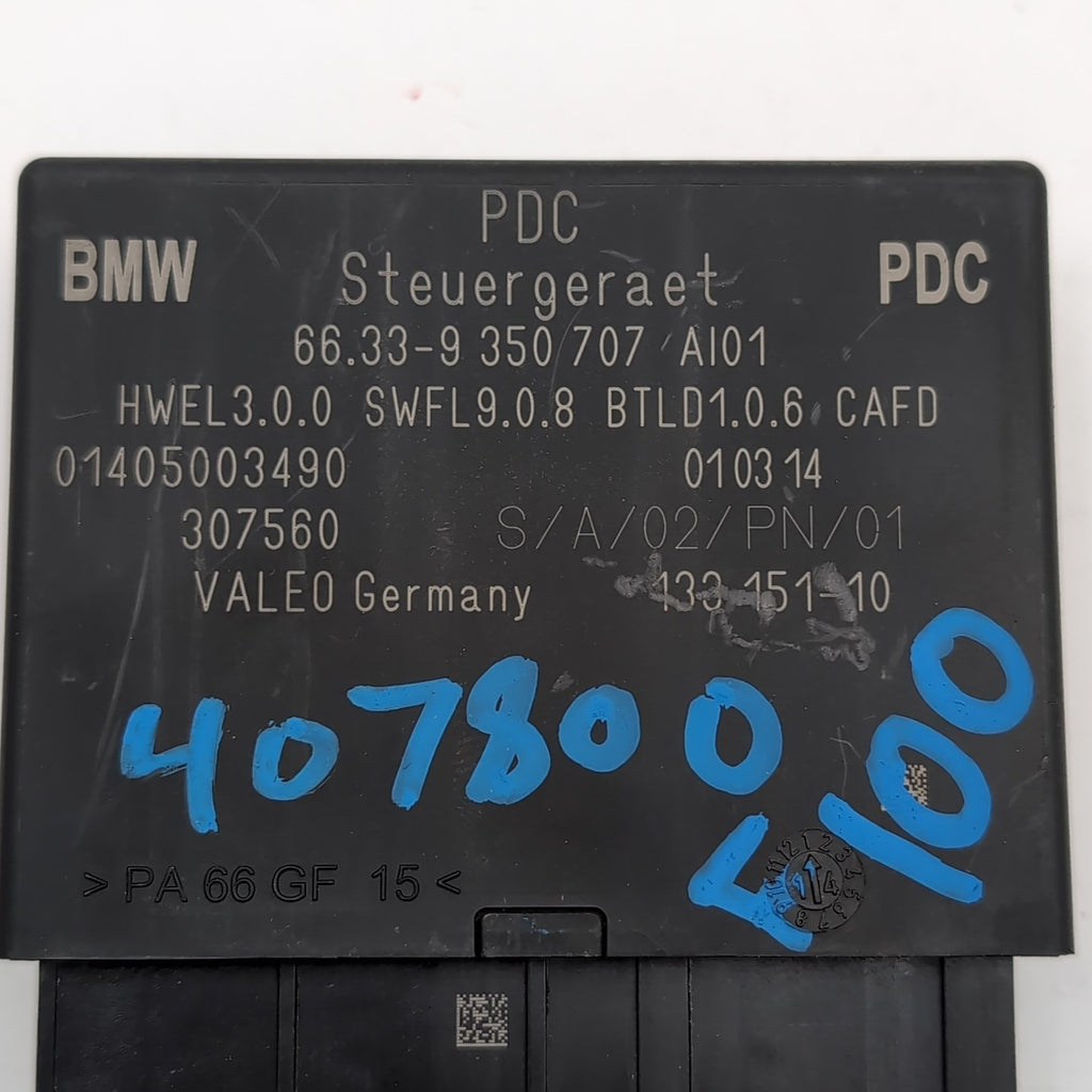 2014 2015 BMW X5 PDC PARKING DISTANCE CONTROL MODULE OEM 9350707