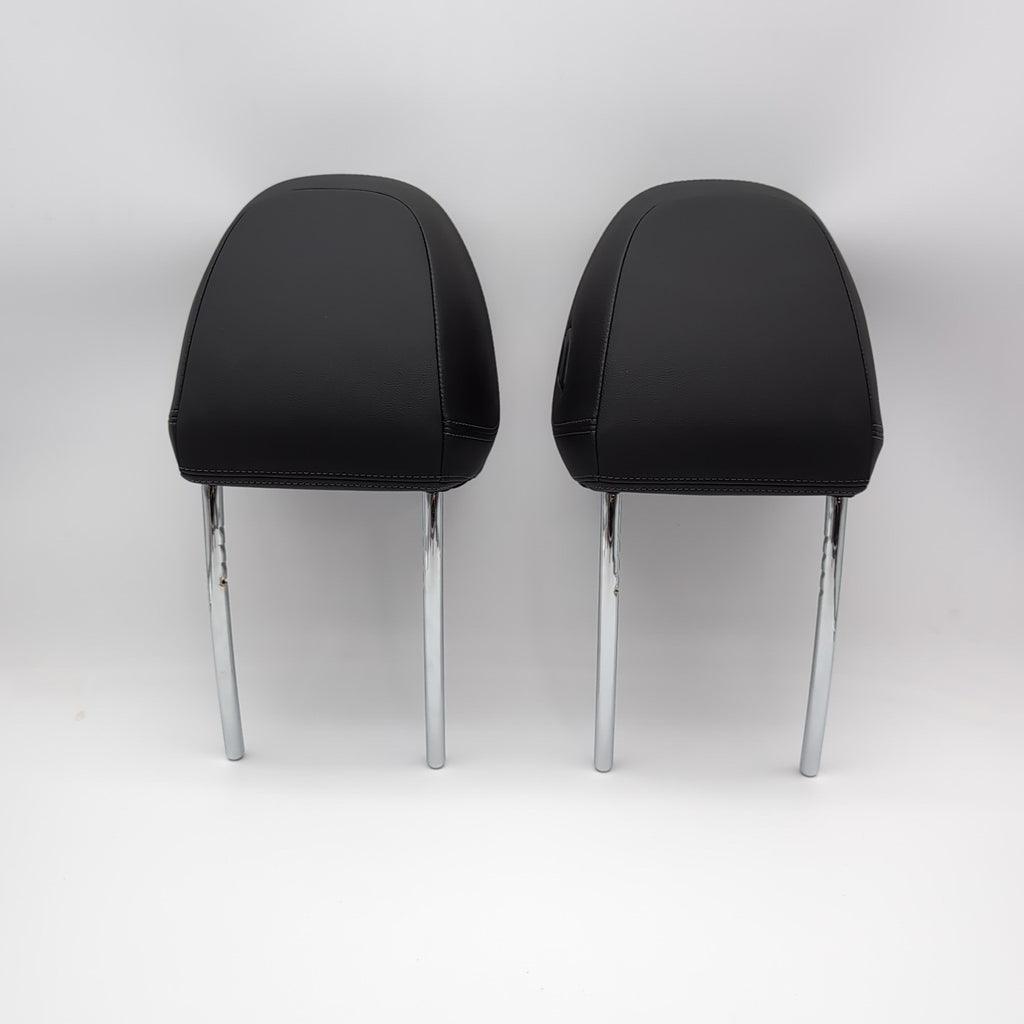 2019 - 2025 BMW G20 G22 G26 Front Left and Right Headrest Pair Black Leather OEM