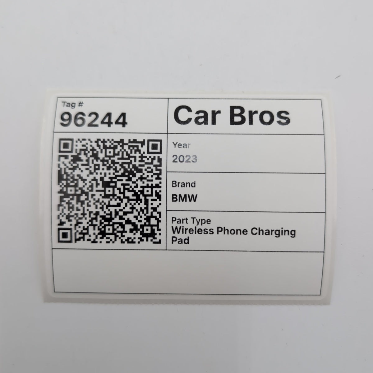 2019 - 2024 BMW G20 G26 X3 X4 X6 Front Center Console Wireless Charing Pad Tray