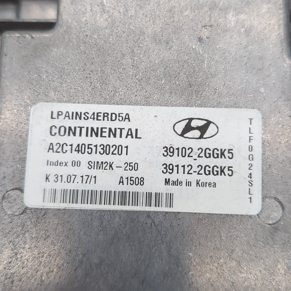 2018 2019 Hyundai Sonata 2.4L Engine Computer Control Module ECU 39102-2GGK5