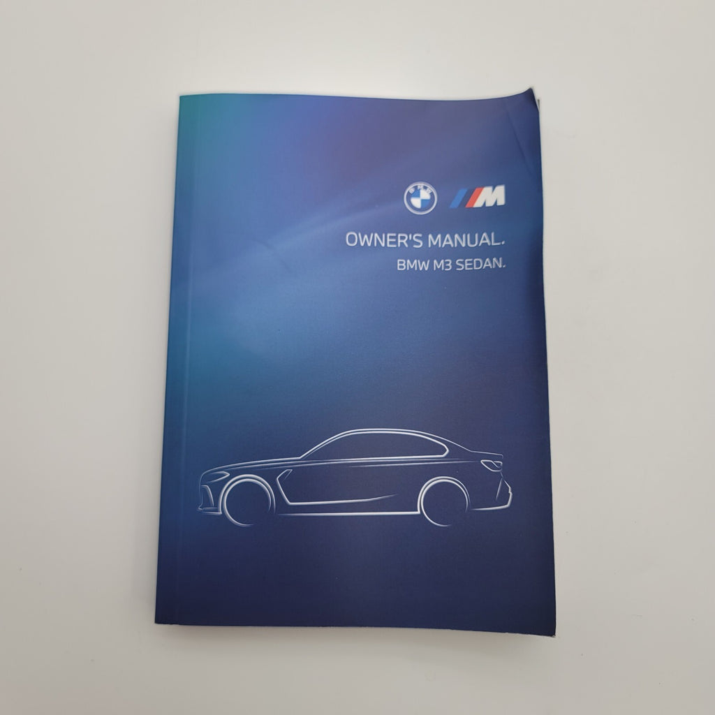 2024 BMW M3 G80 OWNERS MANUAL BOOK SET W/ FOLDER CASE