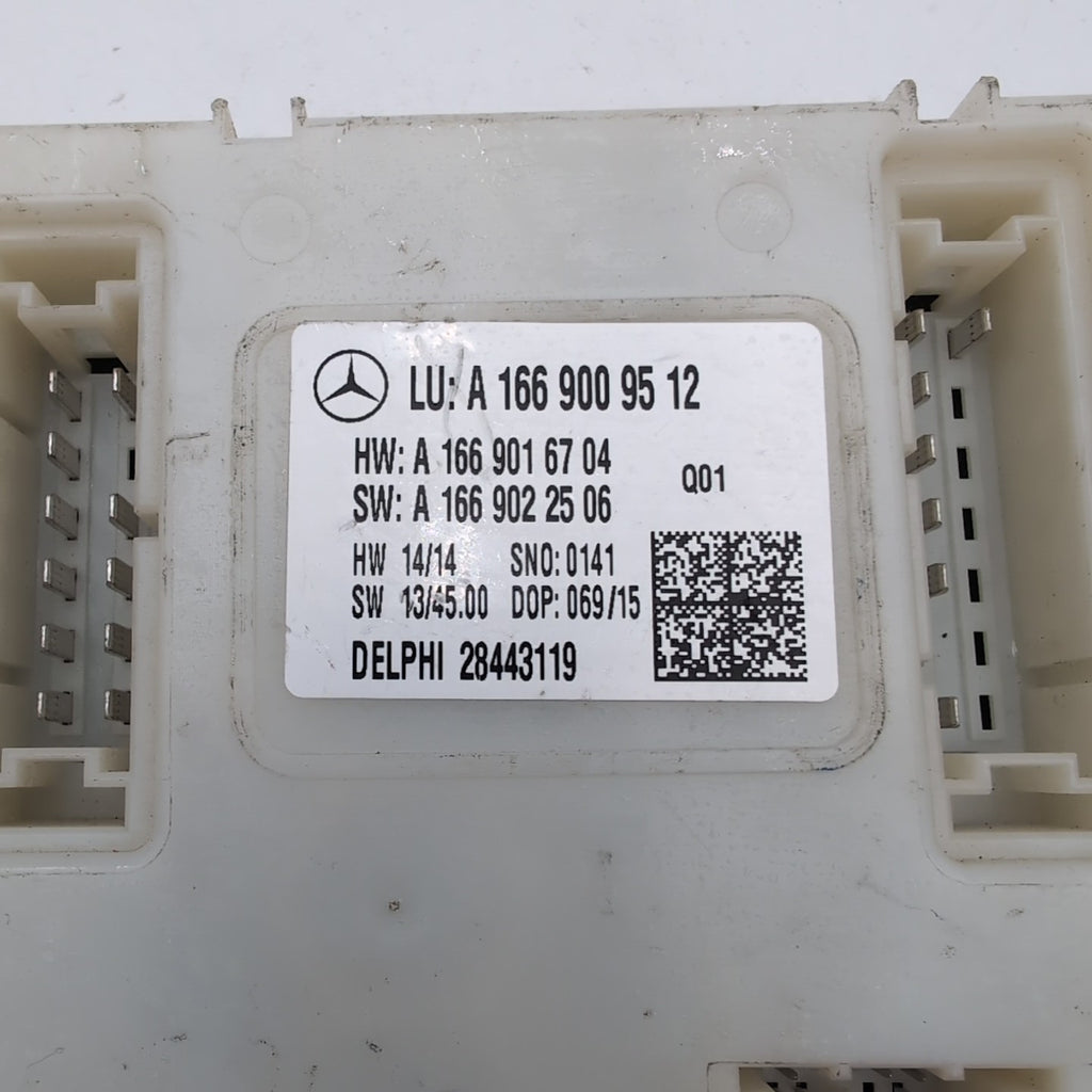 13-19 Mercedes X166 GL450 GLS550 Rear SAM Module Control Unit Signal Acquisition