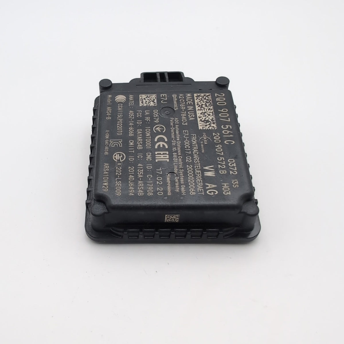 2019 2020 2021 Audi Q3 Cruise Distance Radar Sensor OEM 2Q0907561C