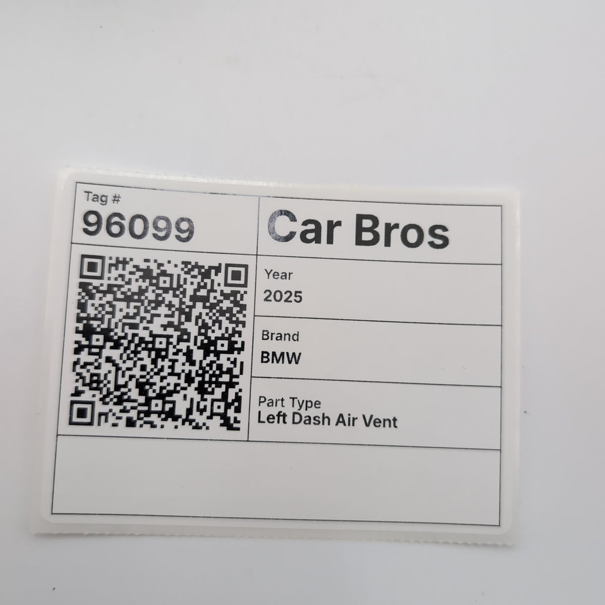 2023 - 2026 BMW i4 G20 G26 G80 Left Driver Dash AC Air Vent Trim 9633611