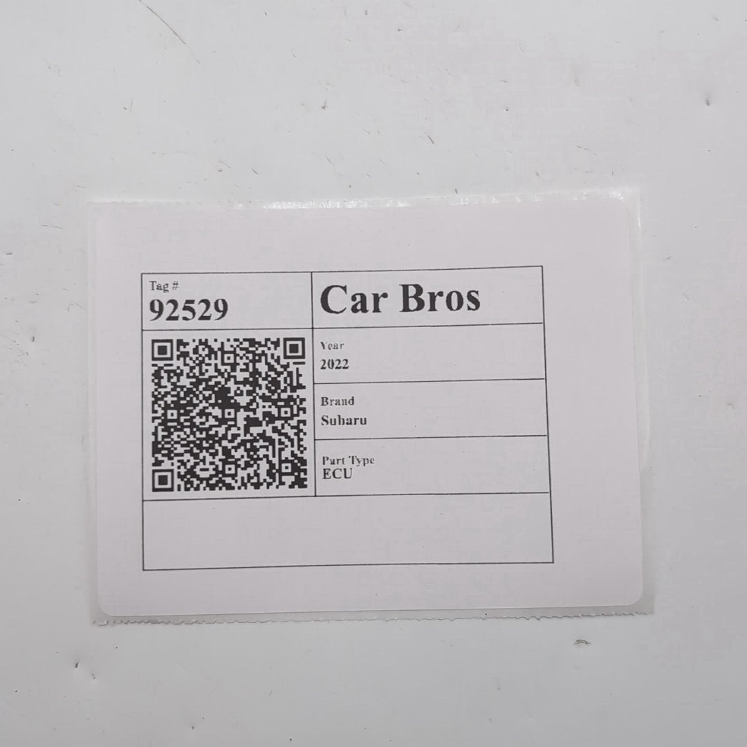 2022 Subaru Forester 2.5L AWD Engine Computer Control Module ECU 22765AR600