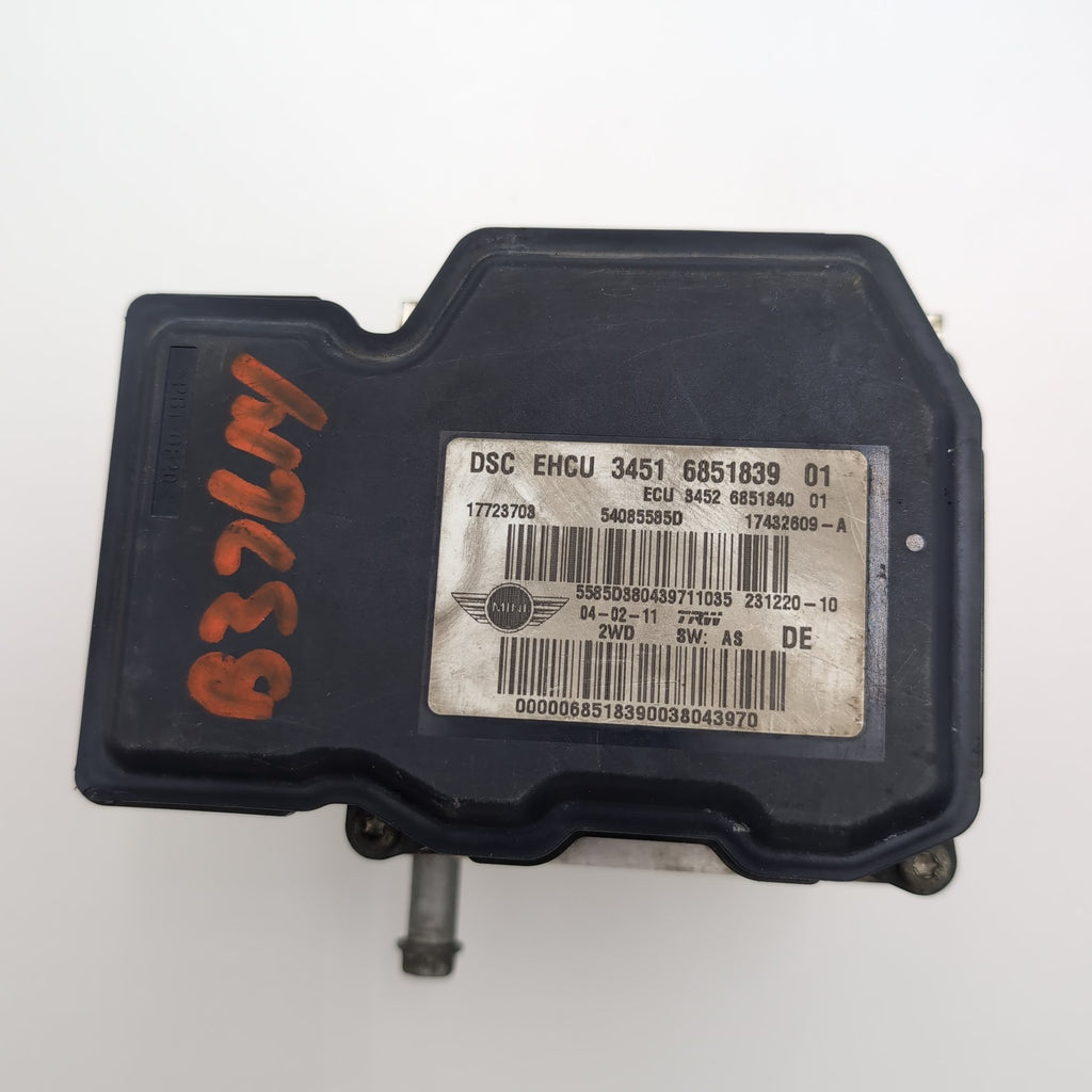 2011 2012 Mini Cooper ABS Anti Lock Brake Pump 6851839