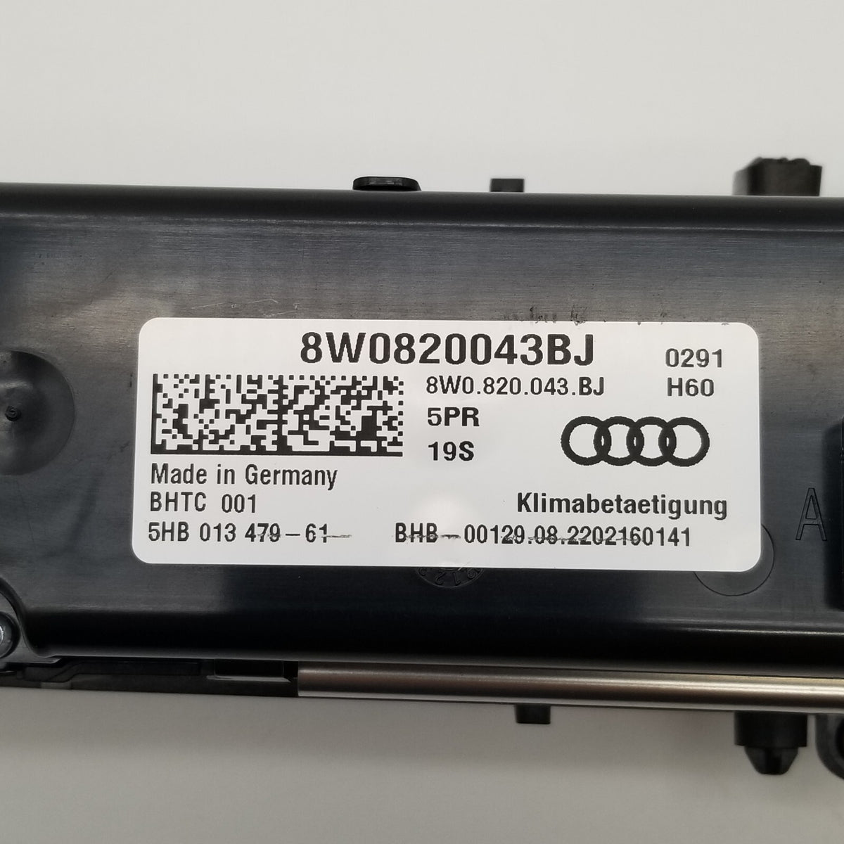 2020 2021 2022 2023 AUDI S4 Temperature Control Panel Climate 8W0820043BJ