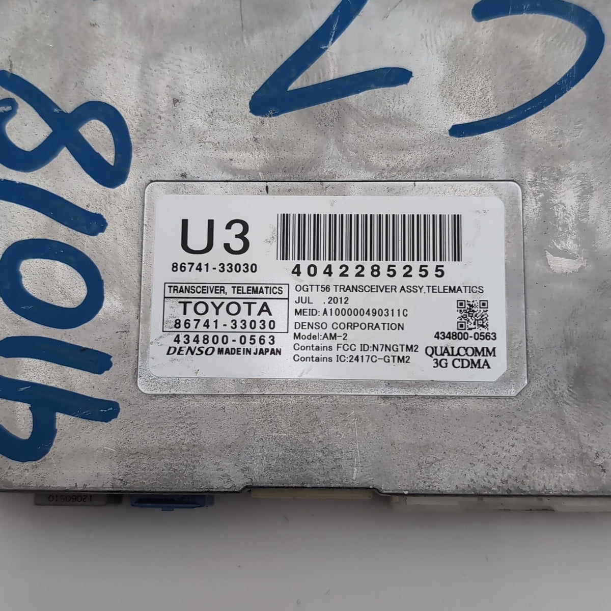 2013- 17 Lexus LS460 LS460L Telematics Transceiver Communication Control Module